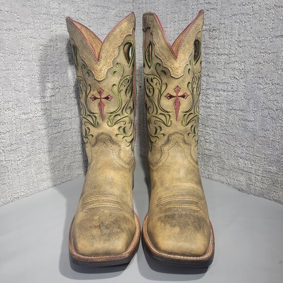 Twisted X Ruff Stock Men's Size 13D Brown Leather Stitched Western Boots MRS0027 - Picture 2 of 11